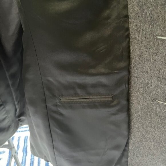 Oscar De La Renta Men's Grey Jacket Blazer Size 42S Wool Cashmere Blend - Picture 8 of 15